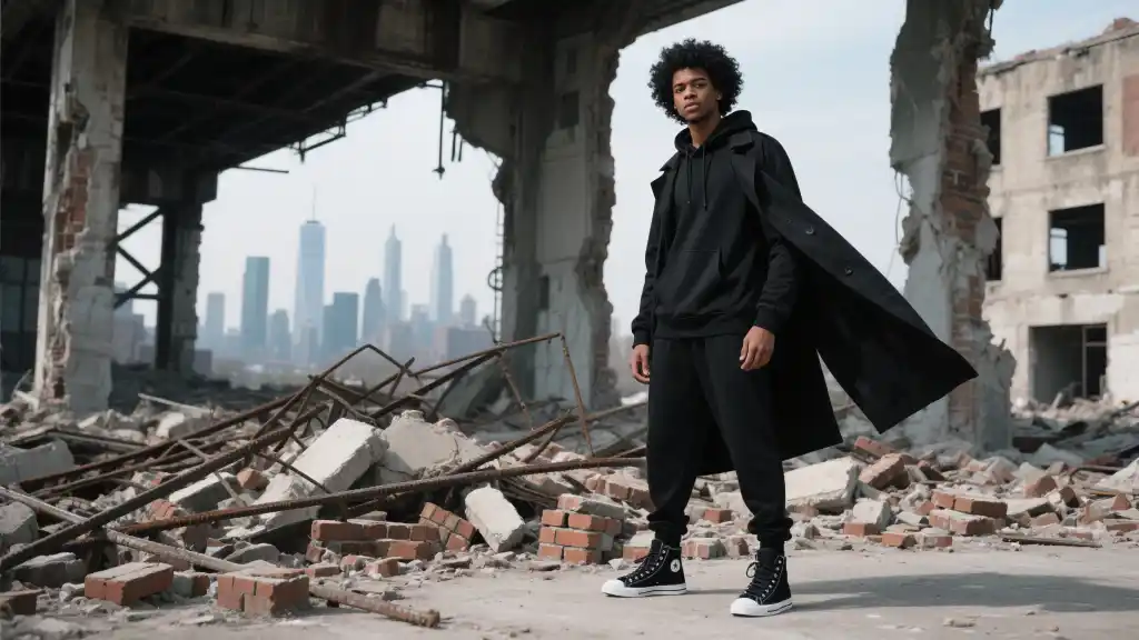 This Look Shouldn't Exist. Yet Here We Are in Cyberpunk Fashion. 一